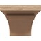Ekena Millwork 12"W x 24"D x 12"H Wide Viola Rough Cedar Woodgrain TimberThane Corbel, Primed Tan CORUR12X24X12VIORCPR - alternate 4